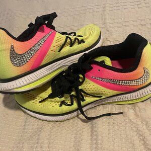 Custom Rhinestoned Nike Running Shoes